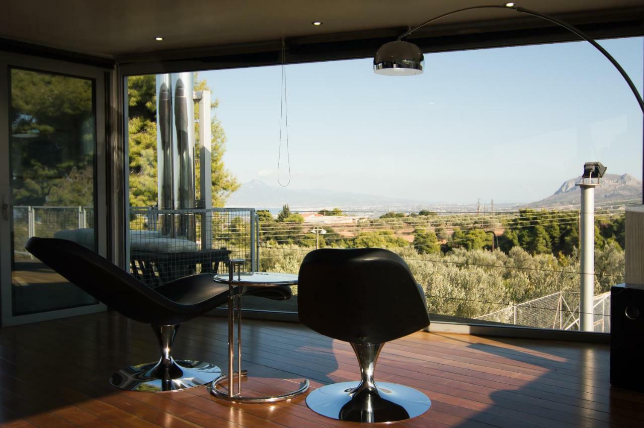 Country Villa Peloponnese With Tennis Court And Pool Zevgolateíon Exteriér fotografie